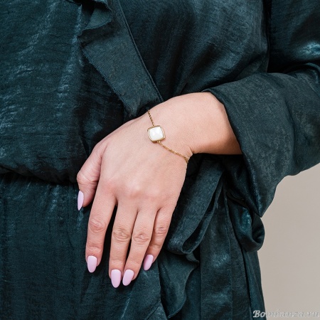 Браслет Fiore Luna, Куб SHELL WHITE